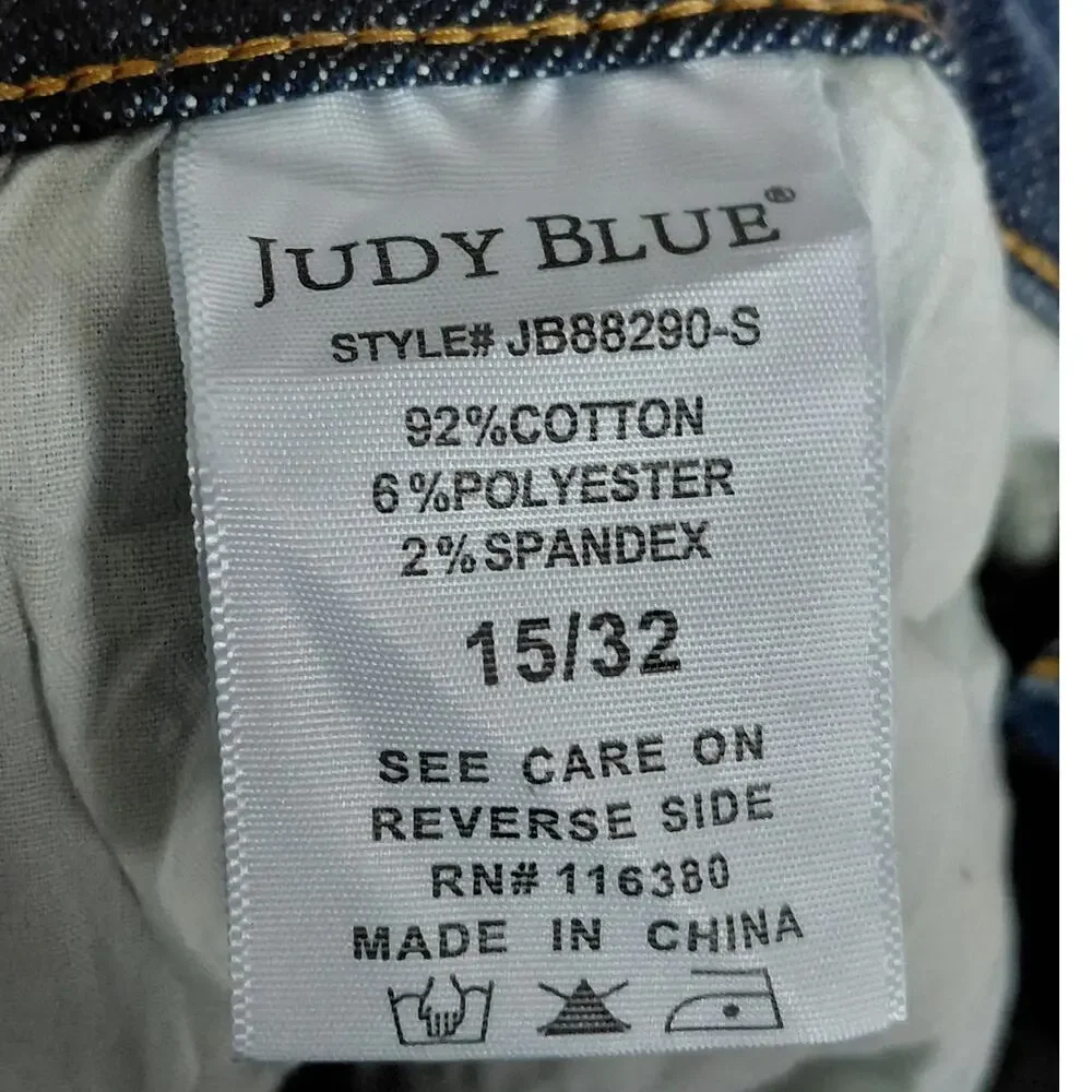 Judy Blue Slim Bootcut Denim Slim Fit Jeans Women Size 15/32